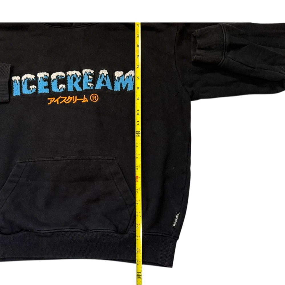 Icecream Men's Black and Blue Pullover Hoodie - Small - Picture 4 of 5